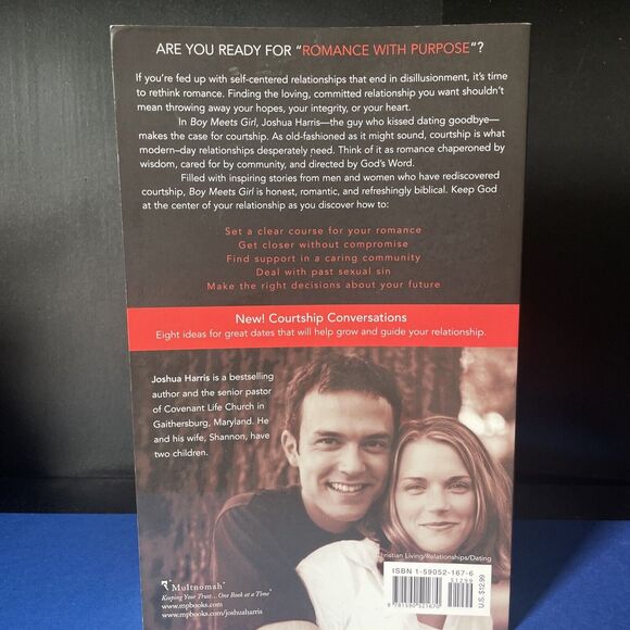 Boy Meets Girl : Say Hello to Courtship by Joshua Harris (2005, Perfect) - Picture 3 of 10